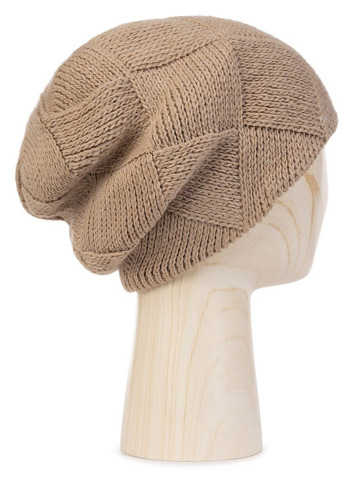 Шапка жен. шерсть+акр LB-BR55029 beige - Labbra фото 2