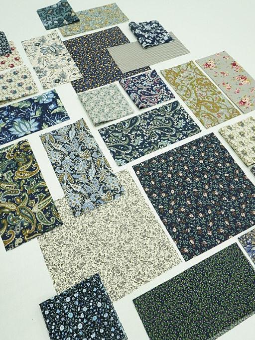 Набор тканей для рукоделия Импортный хлопок: Архелия, 20*20 см, 25 шт - Купава фото 3