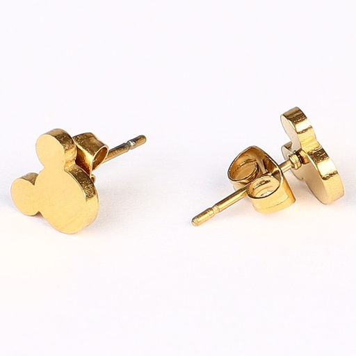 Серьги, набор украшений «Минни Маус», золотой