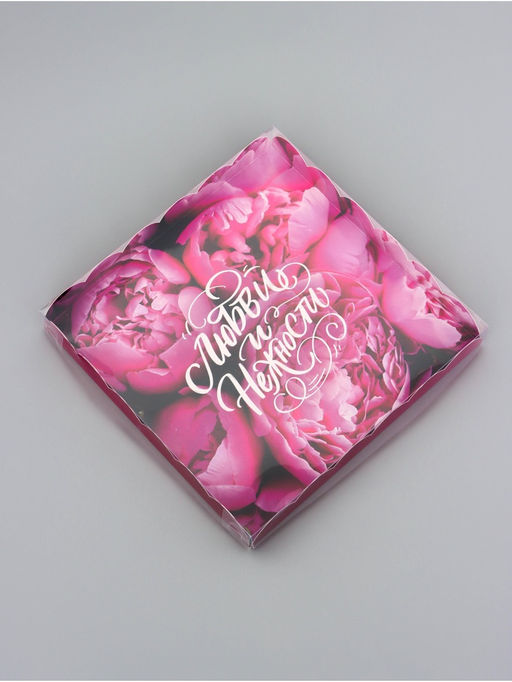 Цена за 5 шт. Коробка для печенья, «Комплимент», 21×21×3 см