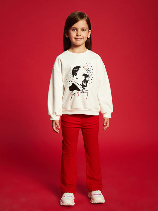 Beli Lastikli Basic K?z Bebek Pantolon - Waikiki фото 5