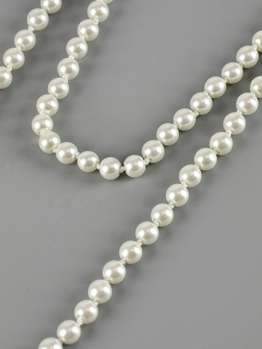 Карнавальный костюм Гэтсби: платье, боа, бусы, перчатки, р-р. 46-48 - Страна карнавалия фото 12