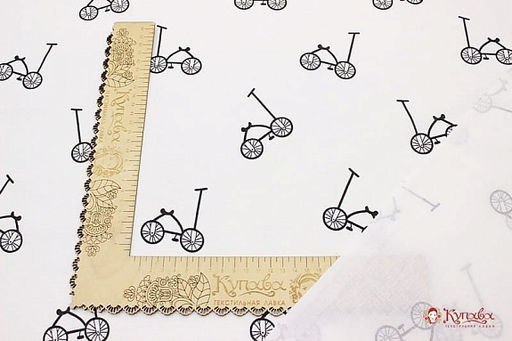 Поплин Марафон - велосипеды, ш.2.2м, хлопок-100%, 115гр/м.кв - Купава фото 4