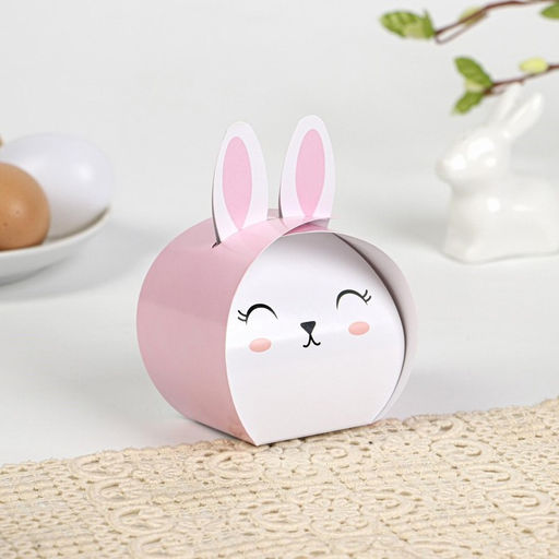 Цена за 10 шт. Формовая коробочка для яйца «Кролик» на пасху, 31 х 25,6 см.
