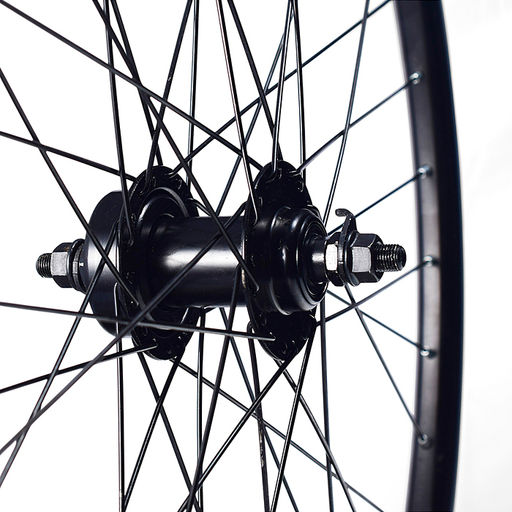 Колесо велосипедное 26" переднее, алюминий, диск 6-болт, с гайками