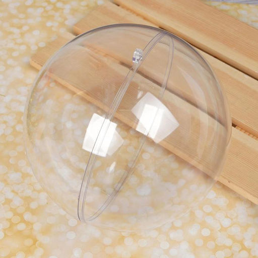 Ёлочный шар заготовка, раздельные части «Шар», диаметр собранного 18 см