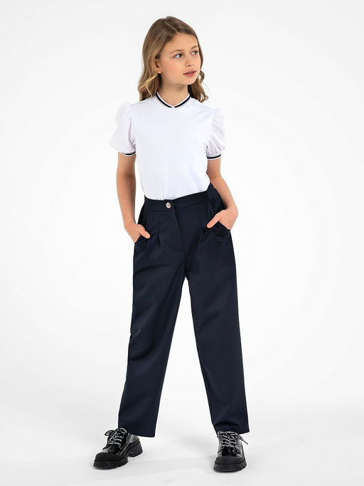 школьные брюки для девочки Mooriposh, модель 0442  фото 3
