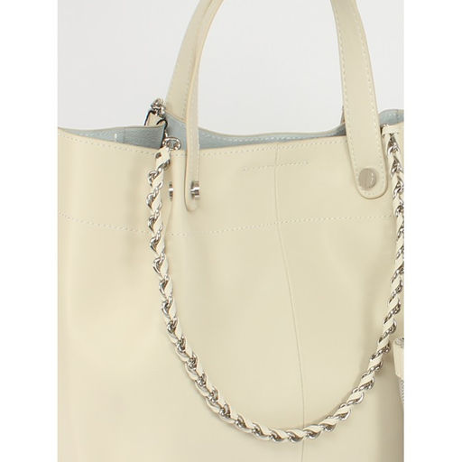 Сумка женская натуральная кожа GU 165-7706, 2в 1, 1отдел, молочный SALE 255953 - Adelia фото 9