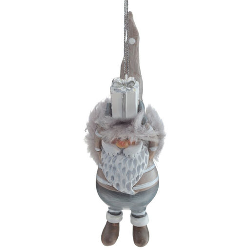 Изделие декоративное подвесное "Дед Мороз", L5 W4 H12 см, 2в.