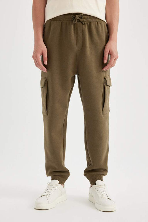 Спортивные штаны с эластичными штанинами и карманами-карго стандартного кроя - Defacto фото 3