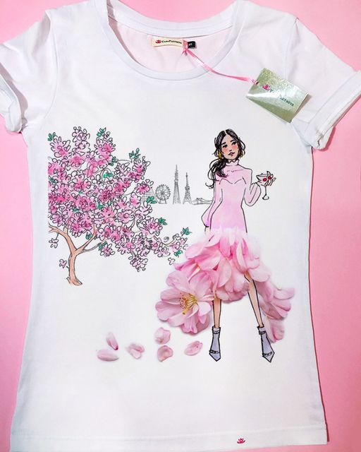 Эксклюзивная футболка Yana Pletneva упаковка плотный Zip пакет!