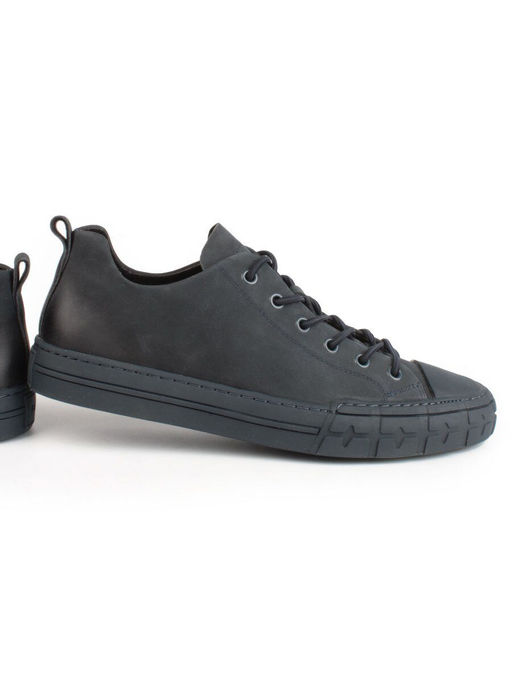 03-N72699-3 DK. BLUE Полуботинки спортивные мужские (натуральная замша)