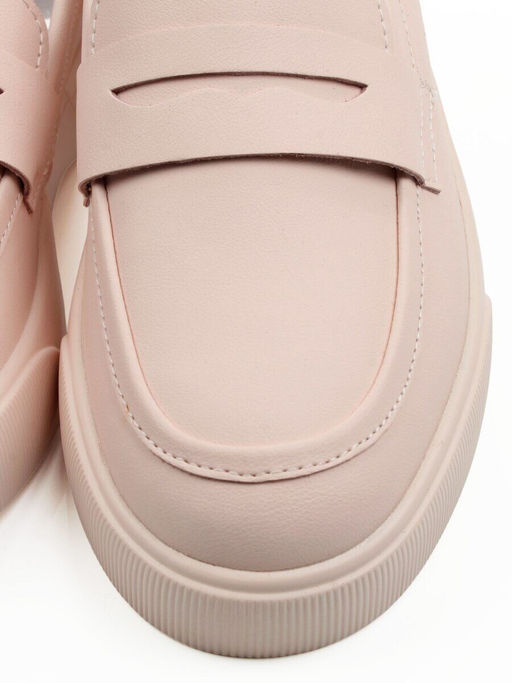 03-YD122-1 PINK Лоферы женские (натуральная кожа)