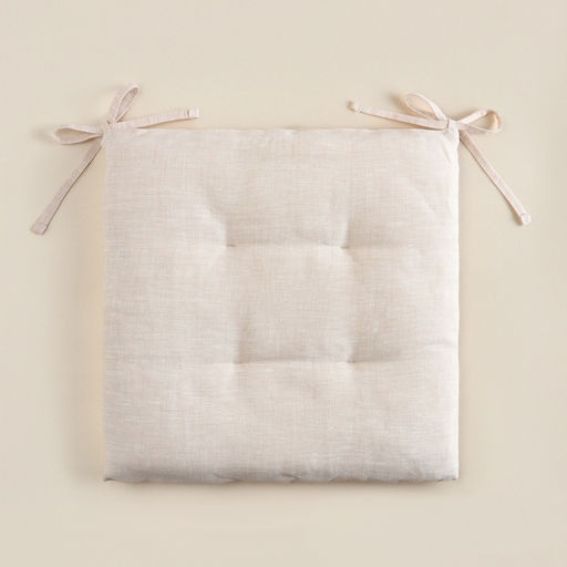 Подушка на стул SL HOME Gloomy, 42×42 см, бежевая