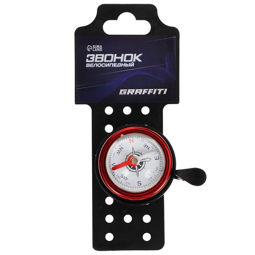 Звонок велосипедный Dream Bike HC-PJ-191B, с компасом, цвет МИКС  фото 4