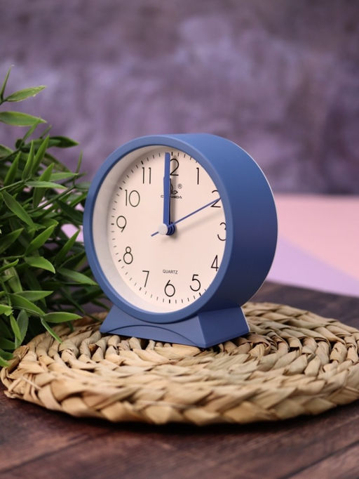 Часы-будильник Morning mood, blue (11,2х10,5 см)