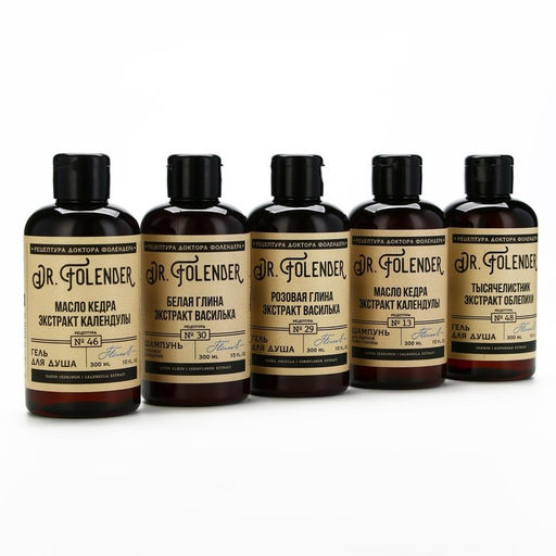 Гель для душа женский с экстрактом василька, 300 мл, DR.FOLENDER