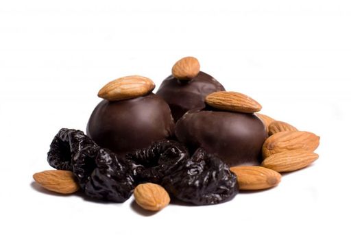 Цена за 0,5кг Чернослив с миндалем в темном шоколаде (кг) - Orexispb фото 2