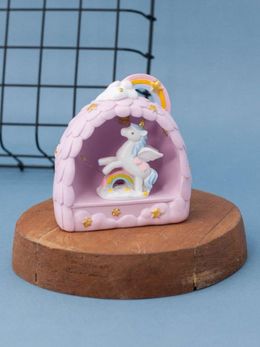 Ночник "Rainbow unicorn", purple (9,5 см), пластик