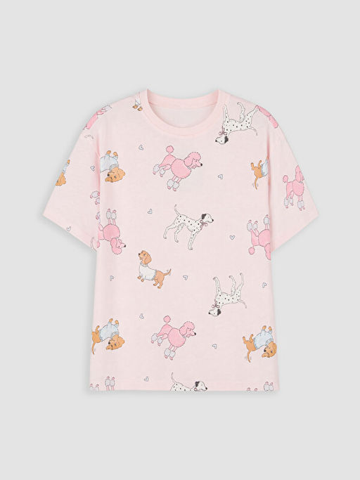 Desenli K?z ?ocuk ?ortlu Pijama Tak?m?