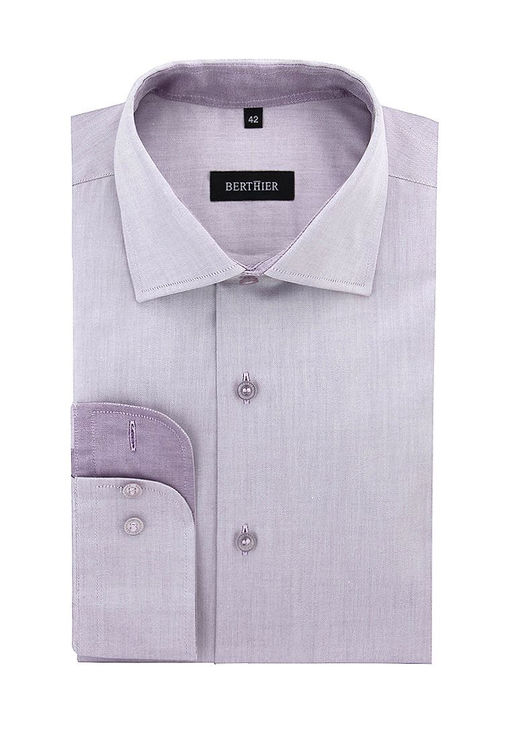 Сорочка мужская длинный рукав BERTHIER TWIST-472021/ Fit-M(0)  фото 2