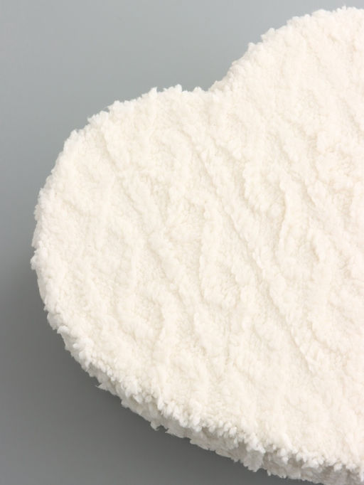 Набор подарочных коробок 3 в 1 сердца, молочный, плюшевая поверхность, L:30?27.5?12 см M:25.5?23.5?10 см S:20.7?19.5?8 см