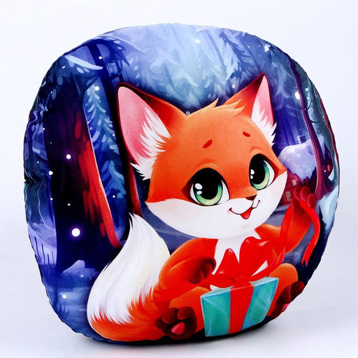 Подушка круглая Лисёнок - Mni mnu фото 3