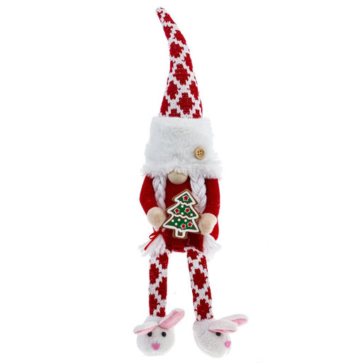 Игрушка набивная "Гном", L9 W7 H43/19 см, 2в.