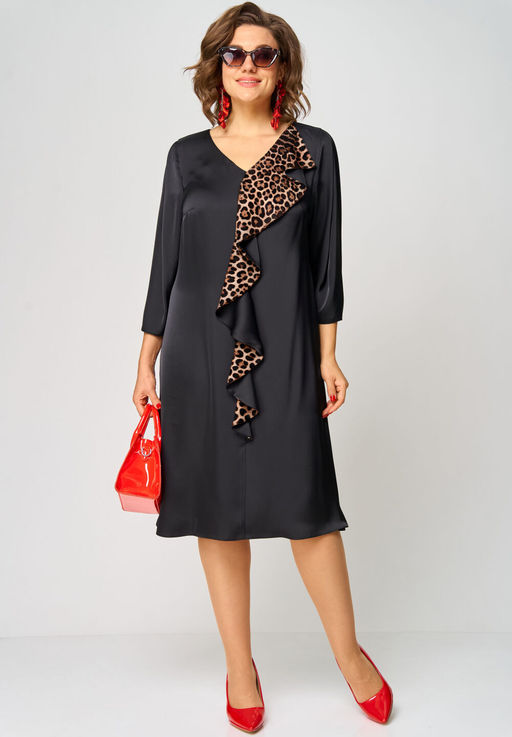 Платье EVA GRANT 7200Л принт леопард