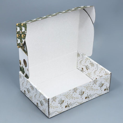 Коробка подарочная новогодняя складная «С Новым годом», 30.5×22×9.5 см