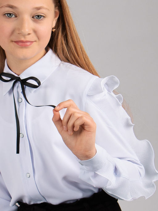 АКЦИЯ!!! Блузка для девочки длинный рукав Соль&Перец  фото 4