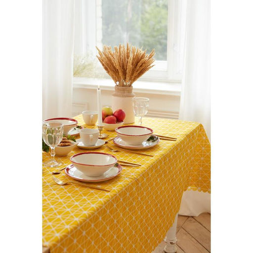 Скатерть Доляна Паутина 145х1453см,100%пэ, рогожка 130 гр/м  фото 7