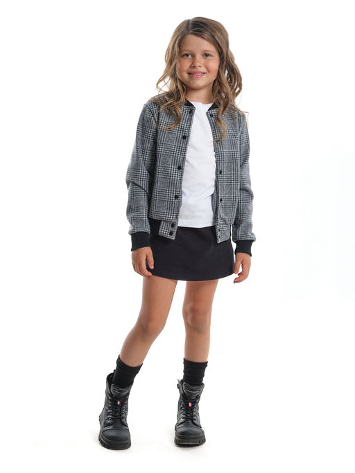 Джемпер на клепках для девочки UD 7869 клетка - Mini maxi фото 2