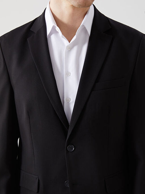 Standart Kal?p Erkek Blazer Ceket