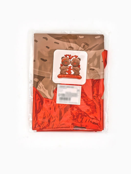 Воздушный шар фольгированный 50" «Влюбленные мишки", под воздух