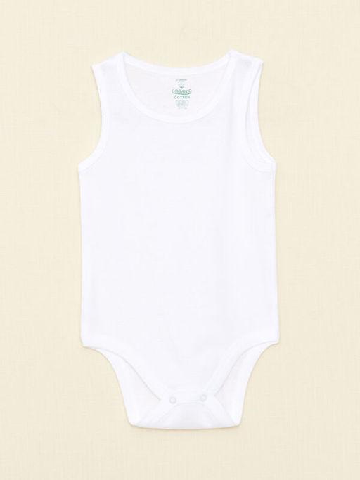 Bisiklet Yaka Basic Organik Pamuklu Erkek Bebek ??t??tl? Body 2li - Waikiki фото 2