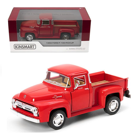 Kinsmart. Модель арт.KT5385W/2 "Ford F-100 Pickup 1956" 1:38 (красная) инерц.
