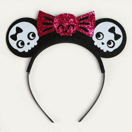 Карнавальный набор «Радужный скелет», платье и ободок, р. S