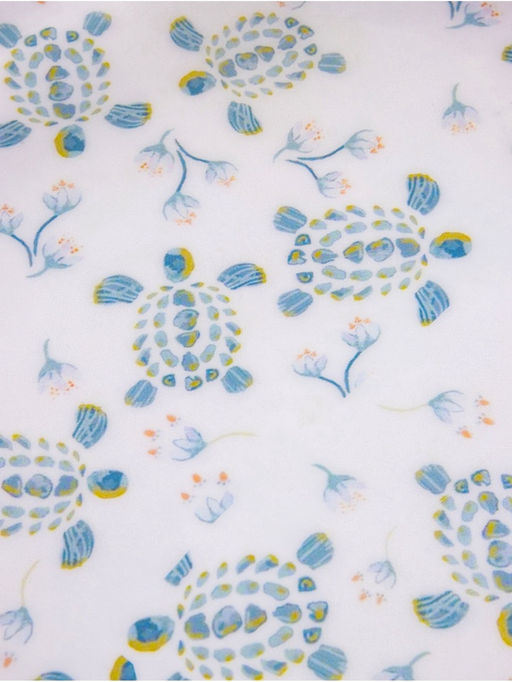 Поднос круглый с бортиками «Черепаха и цветы», 35×35×6.5 см, дерево манго