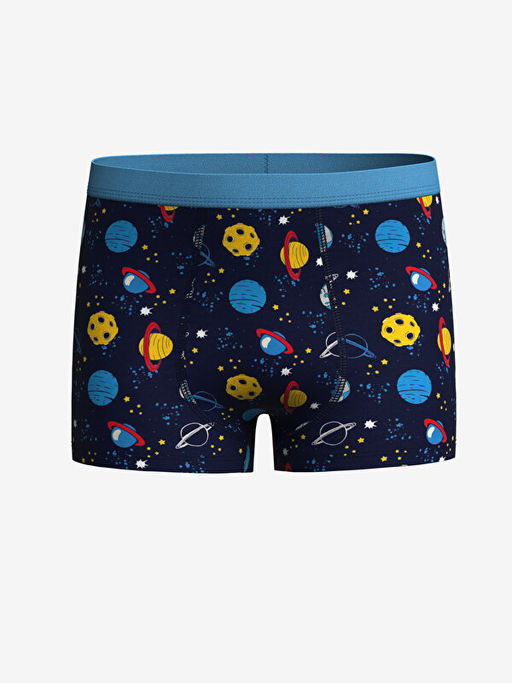 Bask?l? Erkek ?ocuk Boxer 3l? - Waikiki фото 2