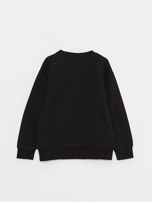 Bisiklet Yaka Marvel Bask?l? Uzun Kollu Erkek ?ocuk Sweatshirt - Waikiki фото 2