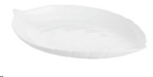 Тарелка 180 мм Лист / FLSHYW70 (WHITE) /уп 48/ - Галеонтрейд фото 2