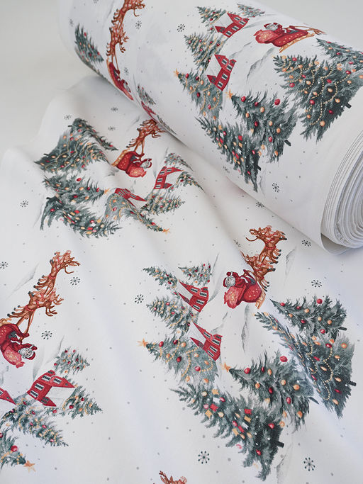 Дорожка "Очарование нового года", ш.0.5м, хлопок -100%, 228гр/кв.м