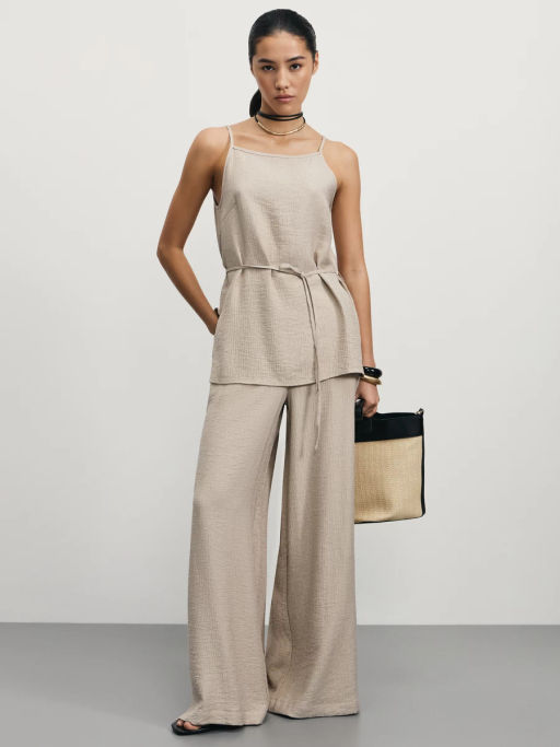 Топ из вискозы на завязках / Zarina  фото 2