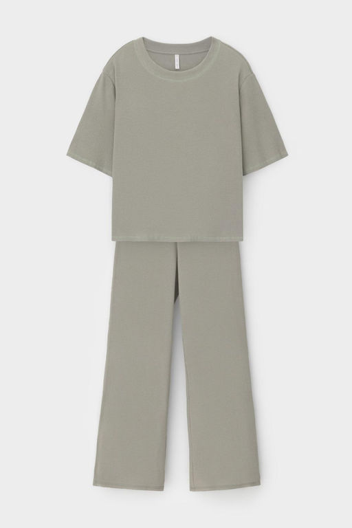 Е 20150/сухой зеленый пижама жен