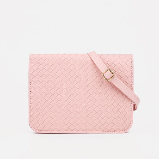 Сумка детская на молнии, длинный ремень, цвет розовый - Simaland фото 2