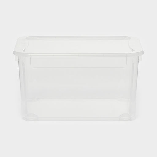 Ящик для хранения «Кристалл XS Plus», 16 л, 38.9×27.5×21.5 см, с крышкой, прозрачный