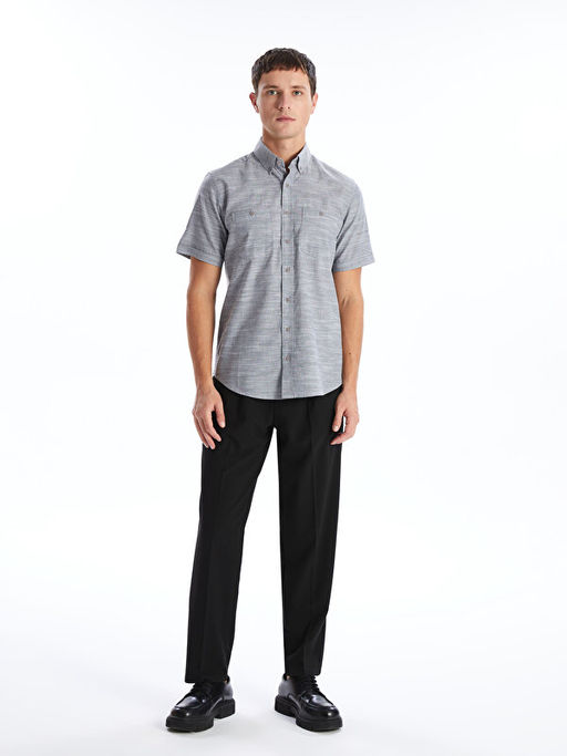 Regular Fit K?sa Kollu Erkek G?mlek