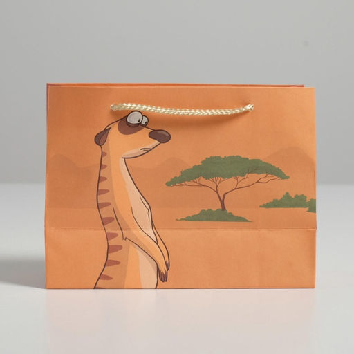 Пакет подарочный Don not worry, 14,5 19,5 8,5 см - Дарите счастье фото 10