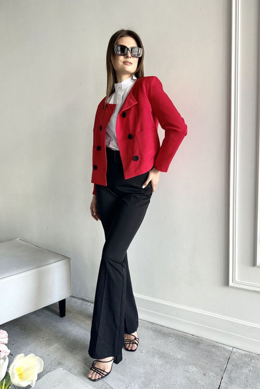 Жакет AURA 1055-164 красный